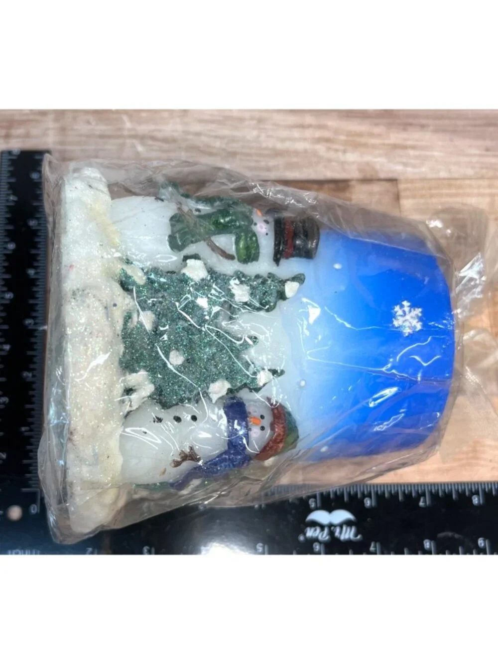 Snowman & Tree Winter Candle Décor